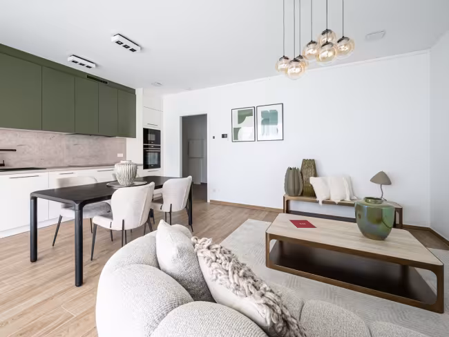 Appartement témoin Belair - Living